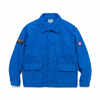 Cav Empt SS23 Plain Pocket Button Jacket Blue CES23JK20
