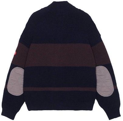 Cav Empt SS23 Stand Collar Zip Long Sleeve Jacket Navy for Men. CE-S23K-N05 Lookbook Cav Empt SS23 Stand Collar Zip Long Sleeve Jacket Navy for Men. CE-S23K-N05