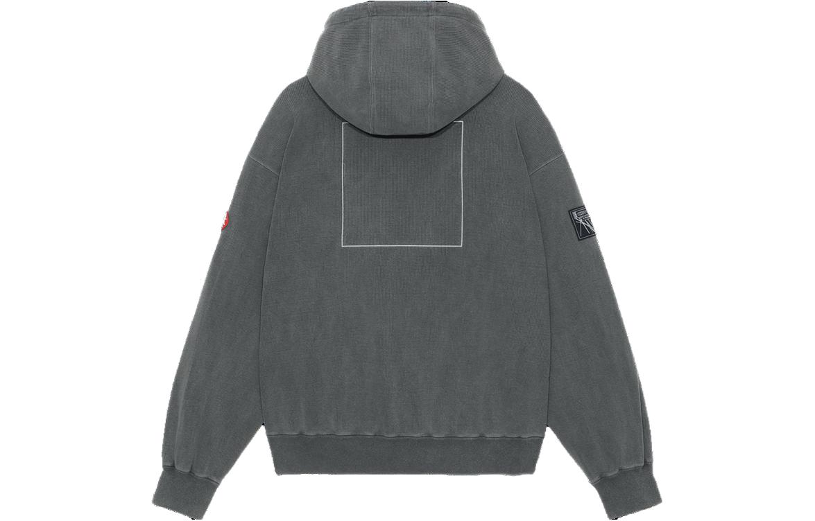 Cav Empt SS23 Washed Loose-Fit Hoodie Charcoal Black A29700