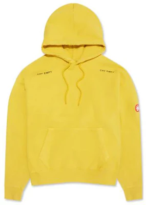 Cav Empt SS23 黃色寬鬆版連帽衛衣 背面字母幾何印花 男女款。 CES23CS06SS Lookbook Cav Empt SS23 黃色寬鬆版連帽衛衣 背面字母幾何印花 男女款。 CES23CS06SS