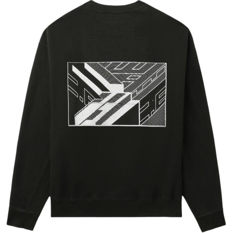 Lookbook Cav Empt SS24 黑色宽松版印花圆领卫衣 25CS08MM