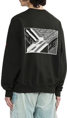 Cav Empt SS24 Black Graphic Print Loose Fit Crewneck Sweatshirt. 25CS08MM Purchase Cav Empt SS24 Black Graphic Print Loose Fit Crewneck Sweatshirt. 25CS08MM