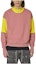 Buy Cav Empt SS24 Pink Patchwork Half-Turtleneck Pullover Sweatshirt. CES24CS16-001