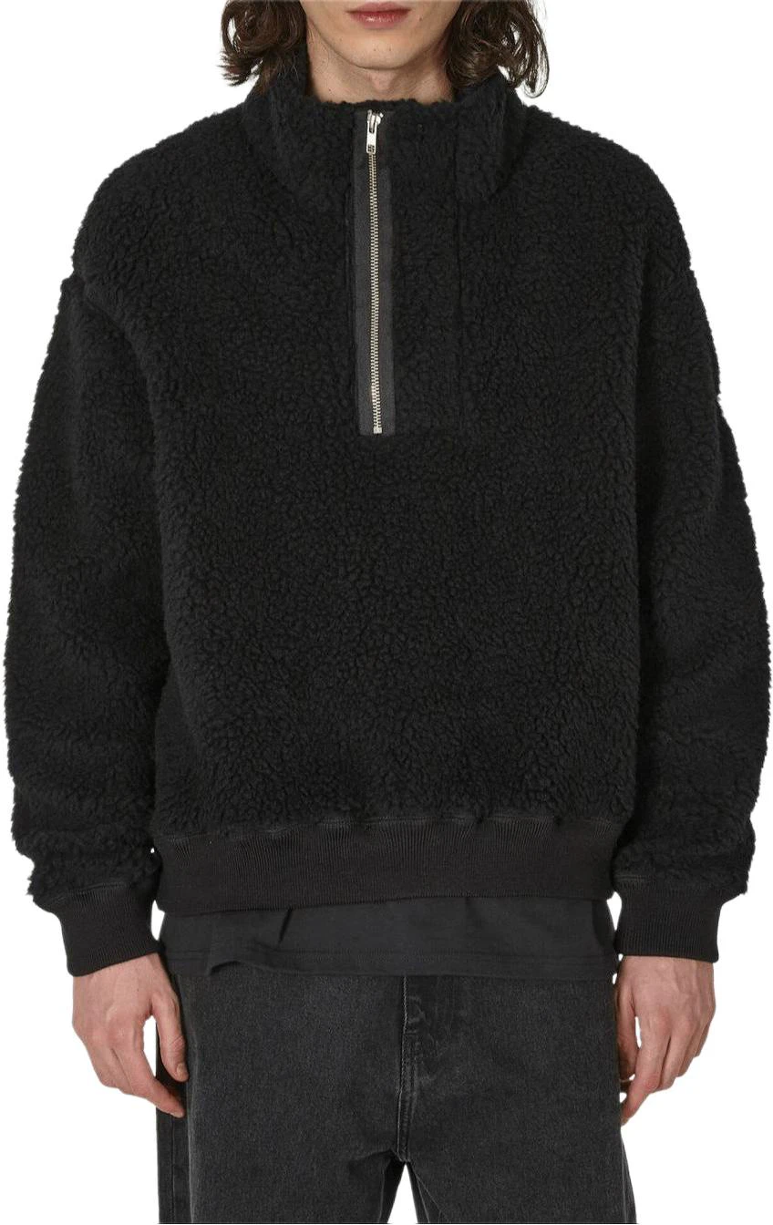 cav-empt-ss-24-python-fleece-mock-neck-oversized-sweatshirt-black-ces-24-cs-22-001