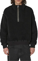 Cav Empt SS24 Python Fleece Mock Neck Oversized Sweatshirt Black CES24CS22-001 Cav Empt SS24 Python Fleece Mock Neck Oversized Sweatshirt Black CES24CS22-001