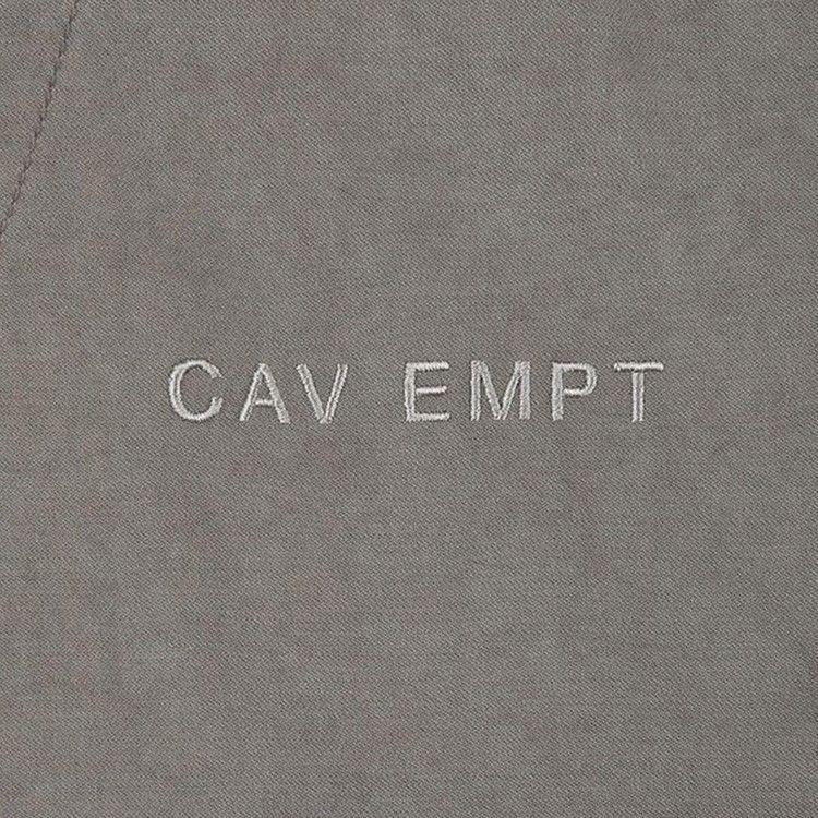 Shop Cav Empt SS25多口袋标志长袖夹克 男士女士炭灰色. CES27JK13-CHAR