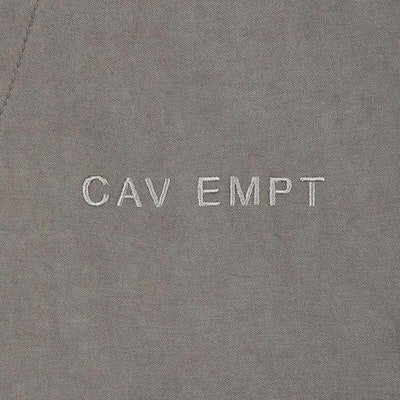 Cav Empt SS25 Multi-Pocket Logo Collared Long Sleeve Jacket Unisex Charcoal Gray. CES27JK13-CHAR Shop Cav Empt SS25 Multi-Pocket Logo Collared Long Sleeve Jacket Unisex Charcoal Gray. CES27JK13-CHAR