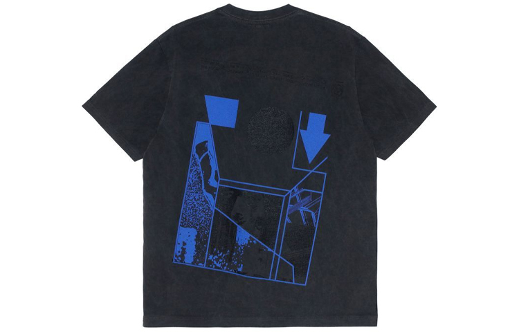 Lookbook Cav Empt Camiseta Unisex Negra con Diseño Impreso por Doble Cara CES18T17