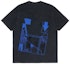 Lookbook Cav Empt Unisex Black Double-Sided Print T-Shirt CES18T17