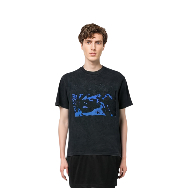 Details for Cav Empt Camiseta Unisex Negra con Diseño Impreso por Doble Cara CES18T17