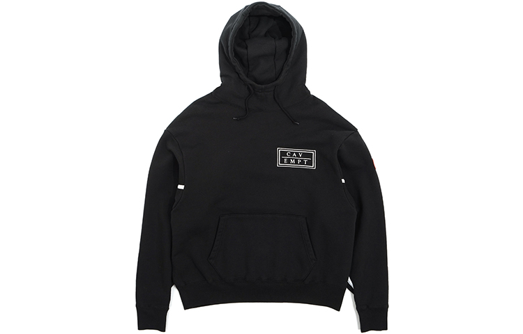 Cav Empt Unisex Black Logo Hoodie CES18CS12