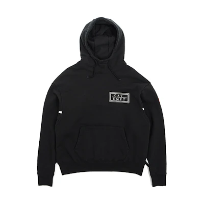 Cav Empt Unisex Black Logo Hoodie CES18CS12
