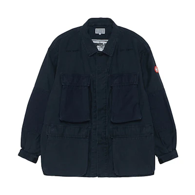 Cav Empt Unisex Black Loose Fit Four Pocket Jacket CES18JK15
