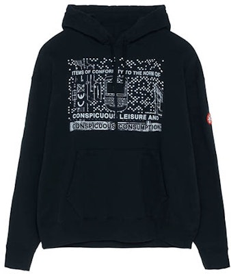Cav Empt Unisex Black Oversized Pullover Sweatshirt CES18CS11 Buy Cav Empt Unisex Black Oversized Pullover Sweatshirt CES18CS11
