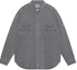 Order Cav Empt Unisex Denim Shirt with Double Flap Pockets and Hidden Buttons. CES24SH03