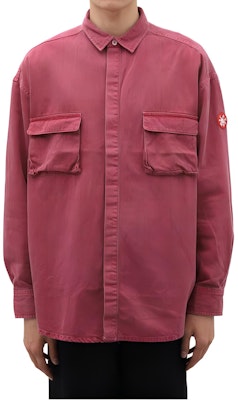 Cav Empt Unisex Denim Shirt with Double Flap Pockets and Hidden Buttons. CES24SH03 Lookbook Cav Empt Unisex Denim Shirt with Double Flap Pockets and Hidden Buttons. CES24SH03