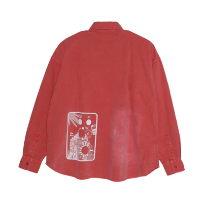 Cav Empt Unisex Loose Fit Long Sleeve Denim Shirt. CES15SH01