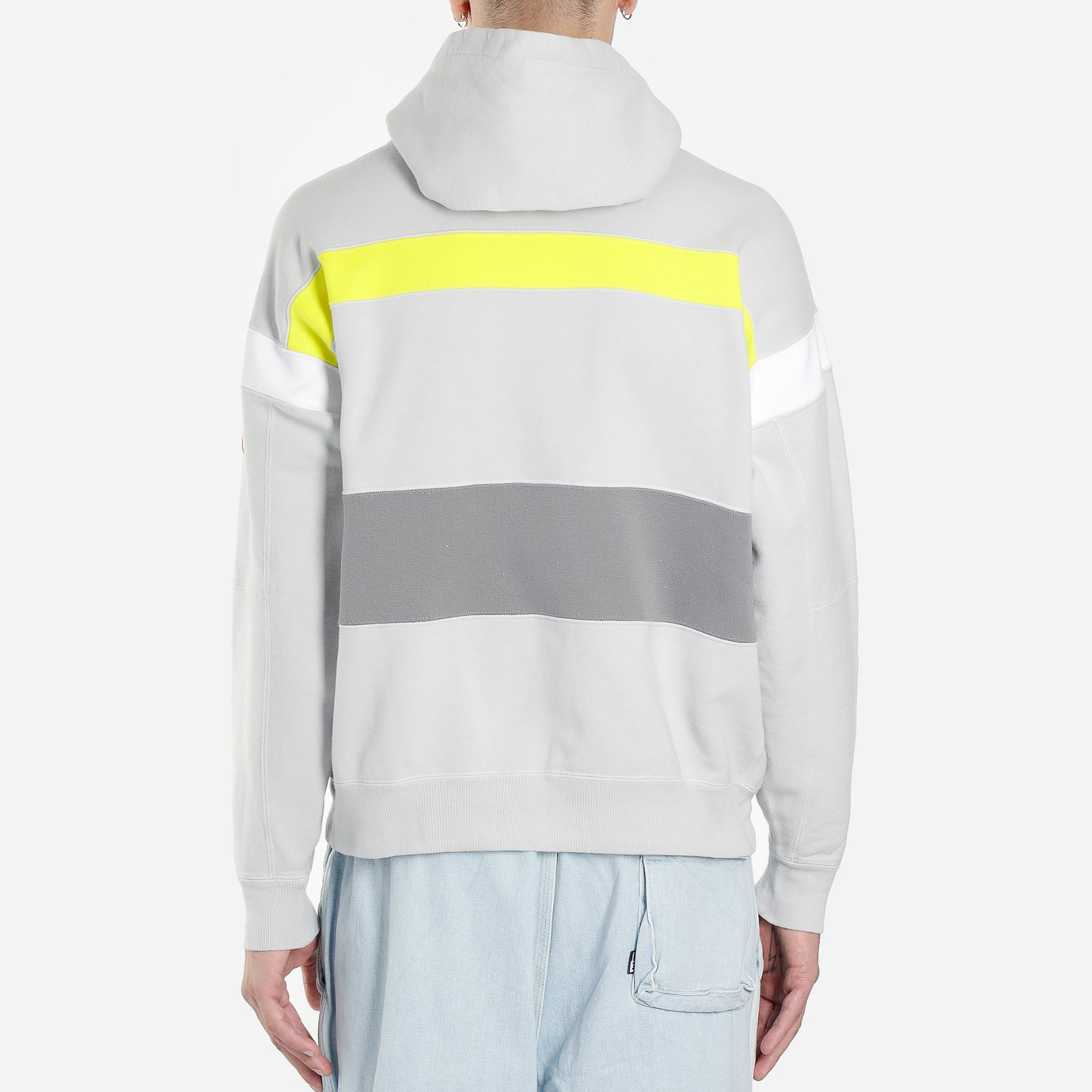 Purchase Cav Empt Unisex Overdye Panel Heavy Pullover Hoodie Gray CES16CS16