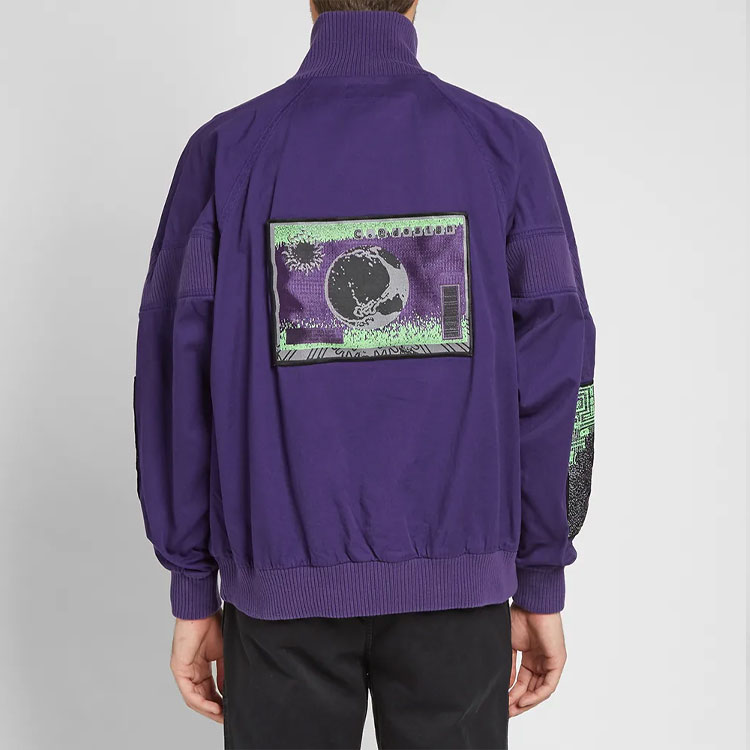 Purchase Cav Empt 男女款紫色半拉鍊套頭外套 CES16JK23