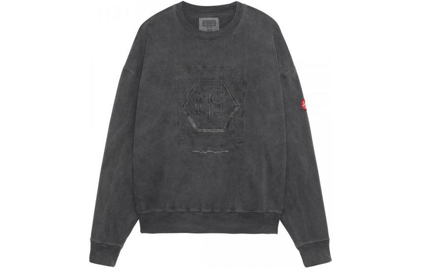 Order Sudadera Cav Empt Vintage Lavada Gris de Manga Larga y Cuello Redondo. CES21CS19