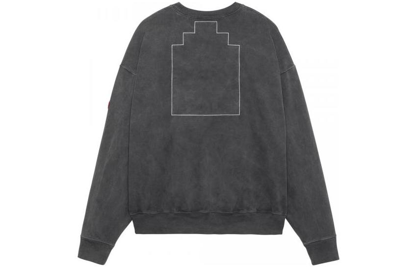 Lookbook Sudadera Cav Empt Vintage Lavada Gris de Manga Larga y Cuello Redondo. CES21CS19