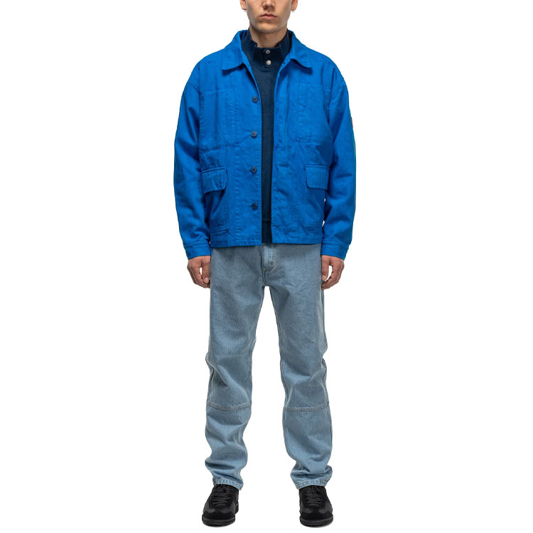 Shop Cav Empt 水洗鈕扣錐形牛仔褲 藍色 CES23PT01