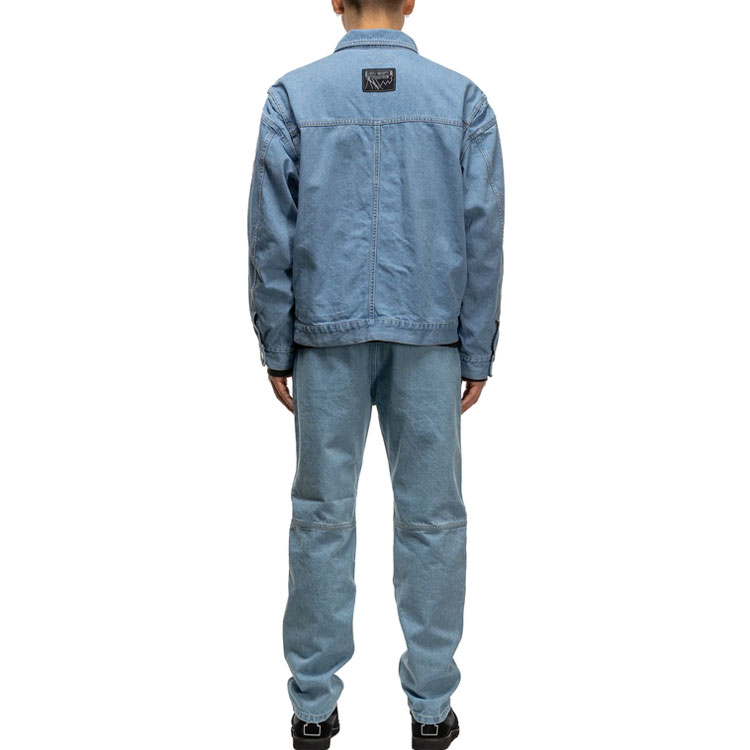 Purchase Chaqueta de Denim Lavado Cav Empt con Bolsillo y Cuello para Hombre - Azul CES23JK19