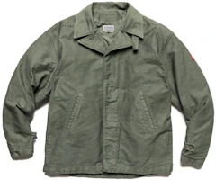 Cav Empt Washed Utility Work Jacket Green CES18JK10 Cav Empt Washed Utility Work Jacket Green CES18JK10