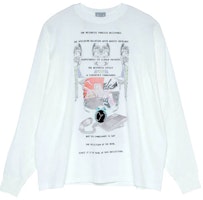 Cav Empt White Unisex Crewneck Sweatshirt CES18LT03_WHITE Cav Empt White Unisex Crewneck Sweatshirt CES18LT03_WHITE