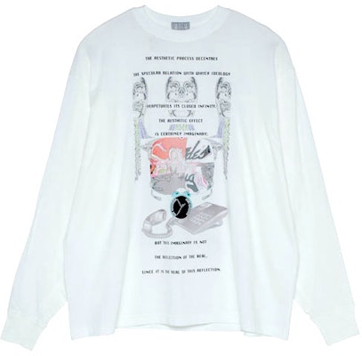 Cav Empt White Unisex Crewneck Sweatshirt CES18LT03_WHITE Order Cav Empt White Unisex Crewneck Sweatshirt CES18LT03_WHITE