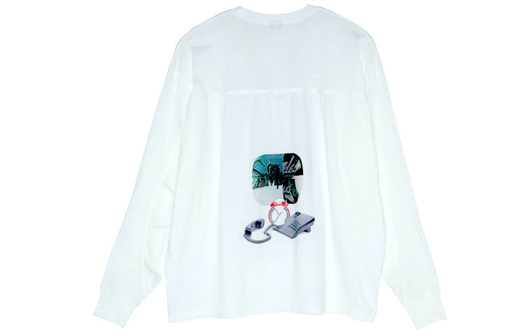 Lookbook Cav Empt Putih Unisex Crewneck Sweatshirt CES18LT03_WHITE