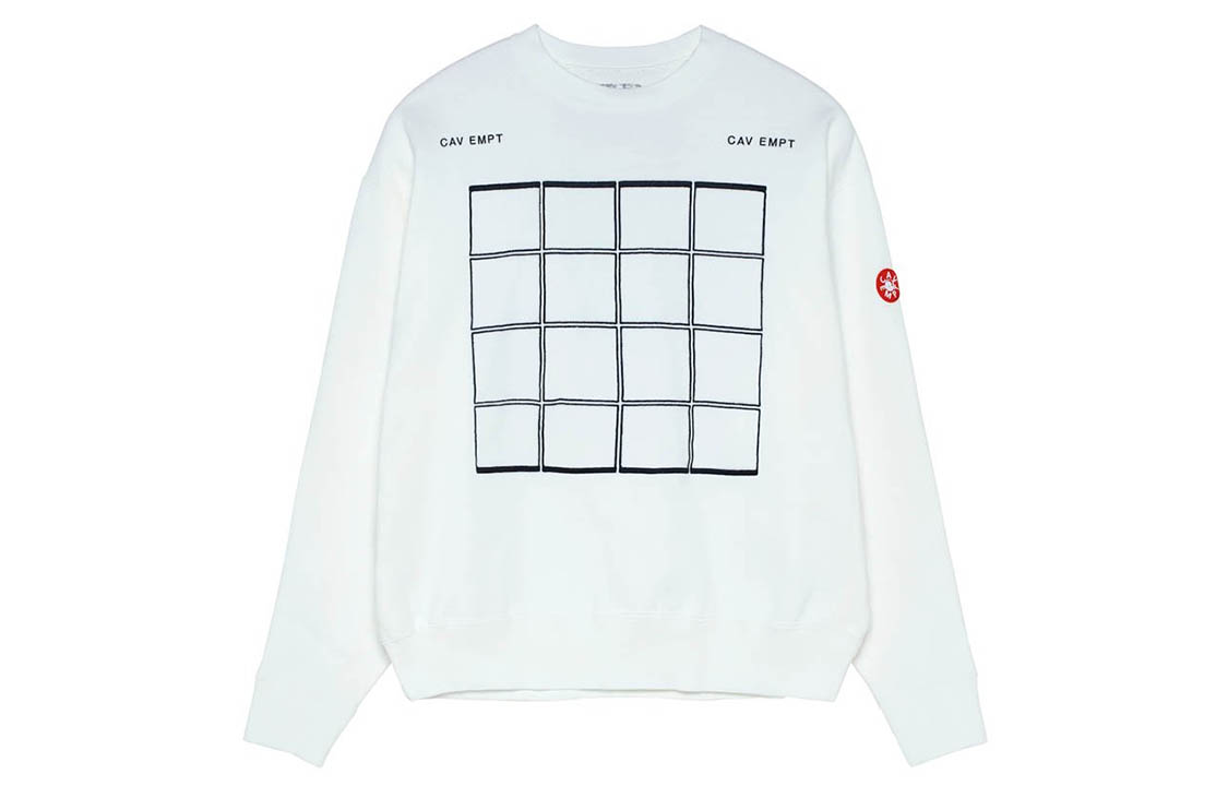 Order Sudadera Unisex Blanca Cav Empt Window Pattern Plaid CES18CS01