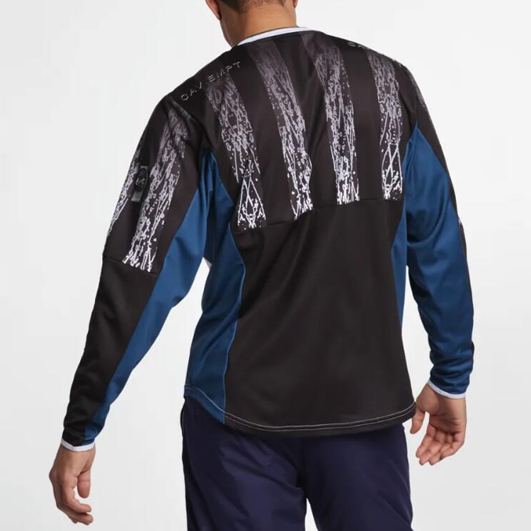 Details for Cav Empt x Nike 男女黑色長袖套頭T恤 CE-FW18-003