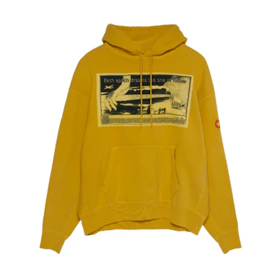 Cav Empt Yellow Printed Pullover Hoodie TBD-CE-1176