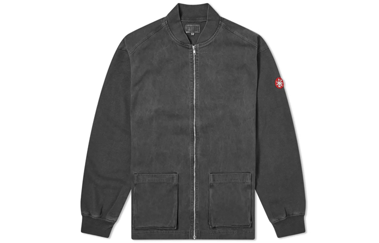 Cav Empt Zip Baseball Jacket Unisex Black Back to School Edition CES16JK22
