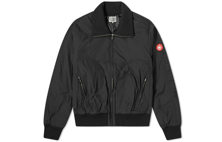 Cav Empt Zipped Bomber Jacket Unisex Black CES17JK07