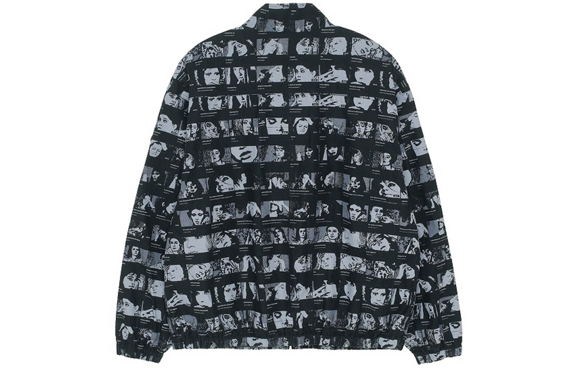 Lookbook Cav Empt 지퍼 재킷 블랙 男女同款 CES18JK16