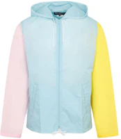 CDG Play Colorblock Graphic Hoodie Jacket Blue - VKJ002 CDG Play Colorblock Graphic Hoodie Jacket Blue - VKJ002