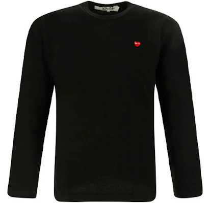 꼼데가르송 플레이 하트 로고 풀오버 스웨트셔츠 블랙 P1-T308-1 Buy 꼼데가르송 플레이 하트 로고 풀오버 스웨트셔츠 블랙 P1-T308-1