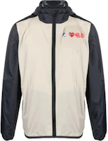 CDG Play Patchwork Hoodie Jacket Unisex Off-White. P1J505BEIGE CDG Play Patchwork Hoodie Jacket Unisex Off-White. P1J505BEIGE