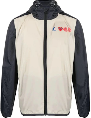 꼼데가르송 플레이 패치워크 후디 재킷 유니섹스 오프화이트. P1J505BEIGE Buy 꼼데가르송 플레이 패치워크 후디 재킷 유니섹스 오프화이트. P1J505BEIGE