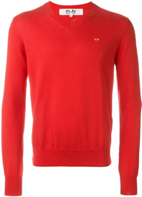 Sudadera CDG Play Roja con Logo de Corazón Bordado para Hombre. P1-N05-2 Buy Sudadera CDG Play Roja con Logo de Corazón Bordado para Hombre. P1-N05-2