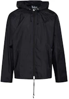 CDG Play Solid Color Black Zip-Up Hoodie Jacket VK-J001-051-1 CDG Play Solid Color Black Zip-Up Hoodie Jacket VK-J001-051-1