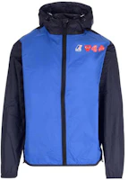 CDG Play SS23 Color Block Zip Hoodie Jacket Men’s Blue P1-J505-2 CDG Play SS23 Color Block Zip Hoodie Jacket Men’s Blue P1-J505-2