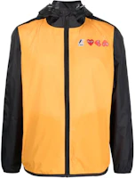 CDG Play SS23 Colorblock Zipper Hoodie Jacket Orange. P1-J505 CDG Play SS23 Colorblock Zipper Hoodie Jacket Orange. P1-J505