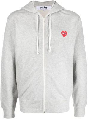 Hoodie Zip-Up Logo Cetakan CDG Play SS23. P1-T326-1 Buy Hoodie Zip-Up Logo Cetakan CDG Play SS23. P1-T326-1