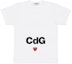 Buy CDG Play T-shirt White