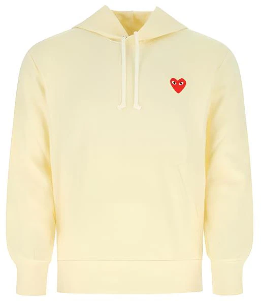 cdg-play-yellow-long-sleeve-sweatshirt-with-solid-logo-patch-p1-t174-ivory