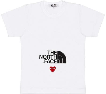 CDG x The North Face Ladies' T-shirt White Buy CDG x The North Face Ladies' T-shirt White