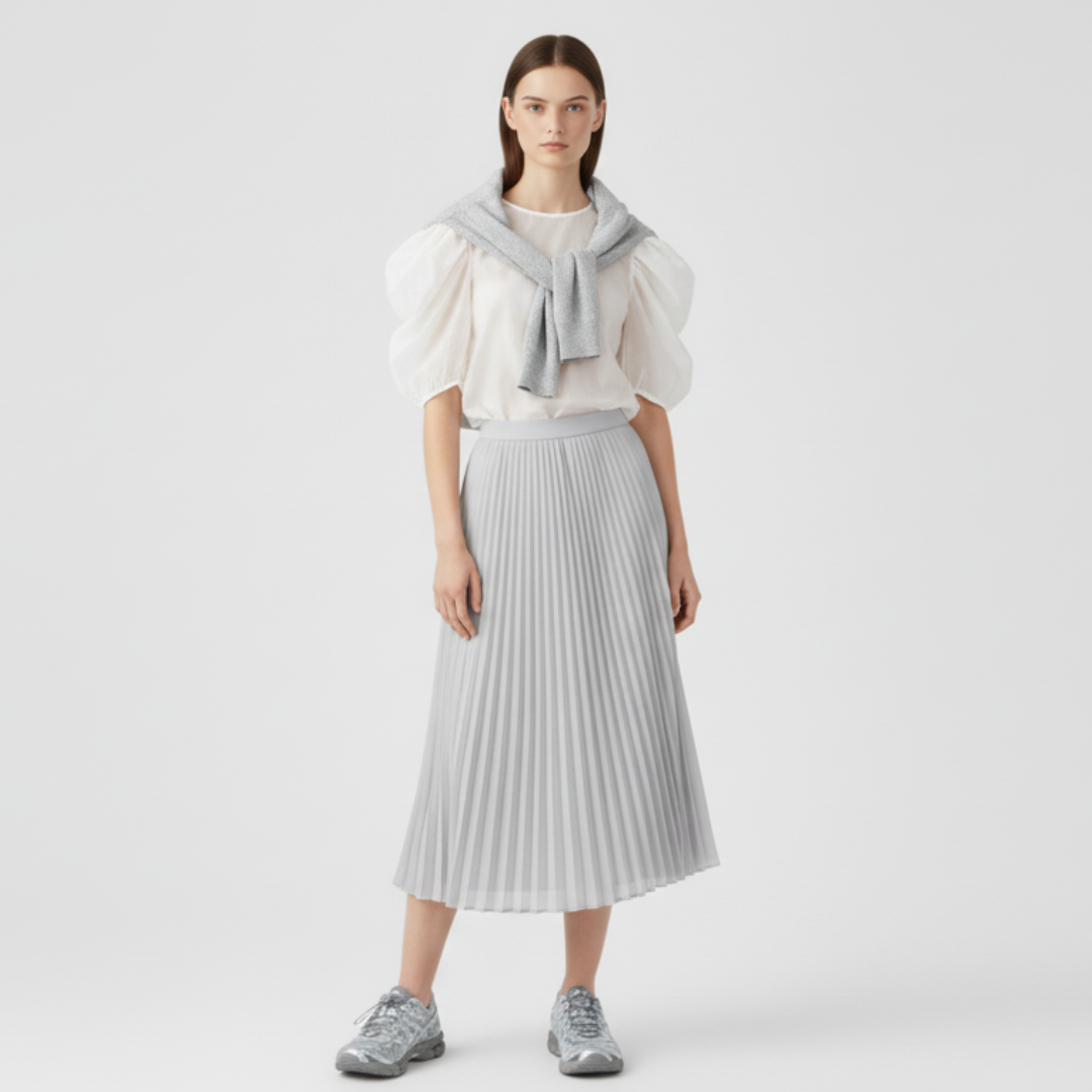 Lookbook 세실리 반센 x 아식스 젤 큐뮬러스 16 '글레이셔 그레이 실버' 1203A762-020